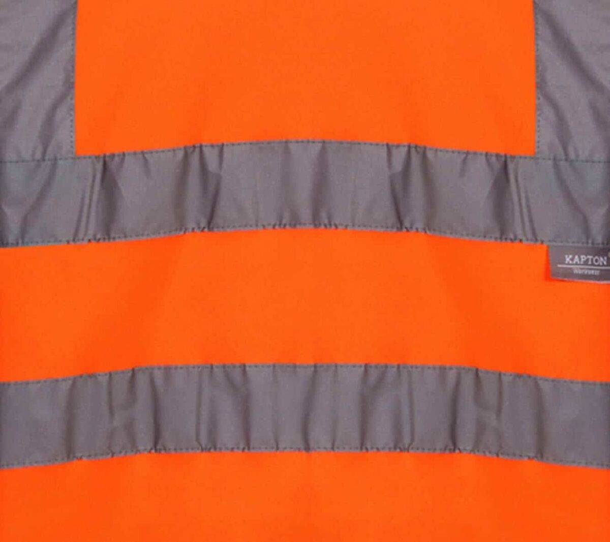 Hi Vis Crew Neck Fleece Pull Over Orange Sweatshirts