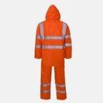 Polyester/PVC Hi Vis Orange Rainsuit by Supertouch